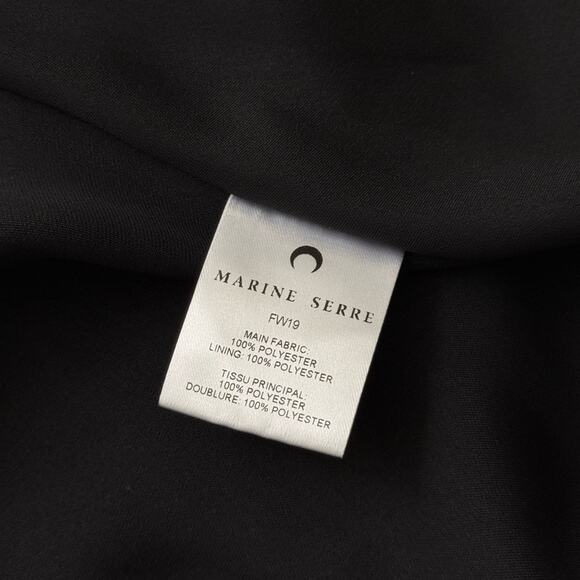 Marine Serre “Black SRR Crescent Moon” Skirt – FW19 – Size L - Picture 5 of 9